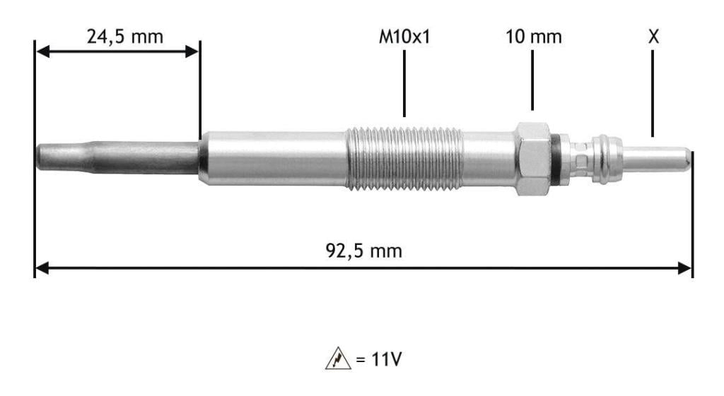 Bougie de préchauffage VALEO ref. 345109